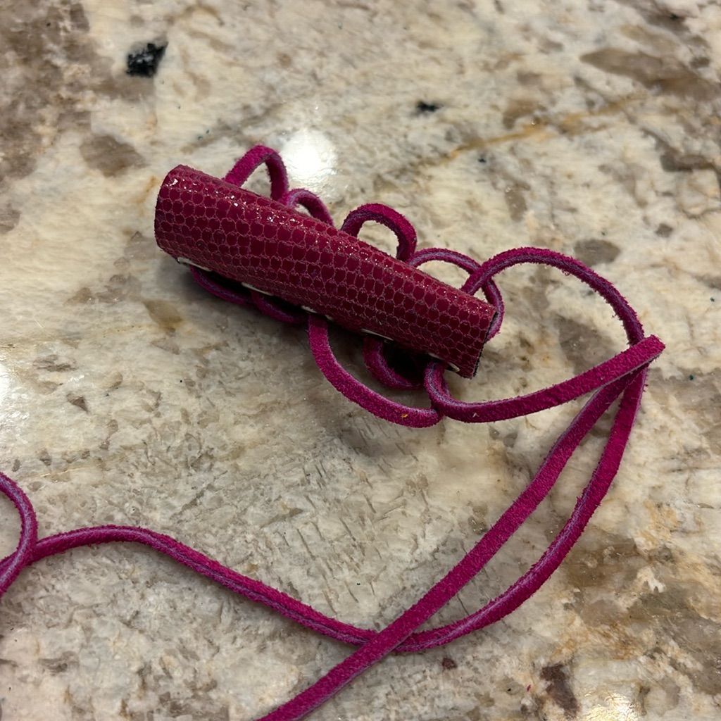 Leather Hair Wrap